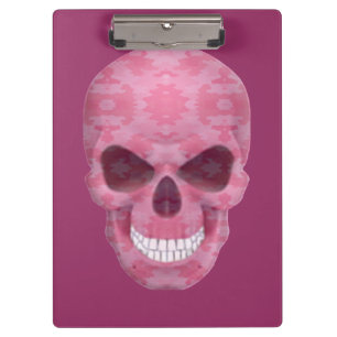 Porte-bloc Porte - bloc crâne de camouflage rose