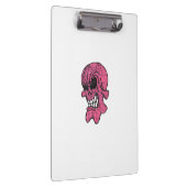 Porte-bloc Porte - bloc crâne rose (Swatch)