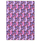 Porte-bloc Porte - bloc/Crânes et fleurs (Dos)