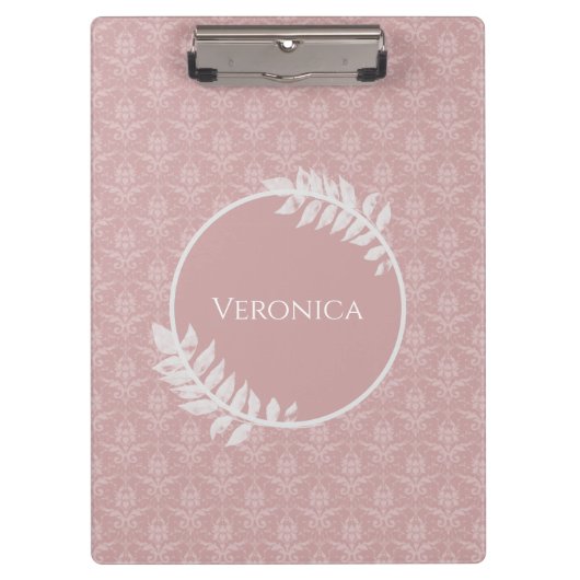 Porte-bloc Porte - bloc Damask rose Elegant (Devant)