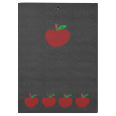 Porte-bloc Porte - bloc d'Apple de professeur (Dos)