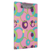Porte-bloc Porte - bloc de cercles roses funky (Swatch)