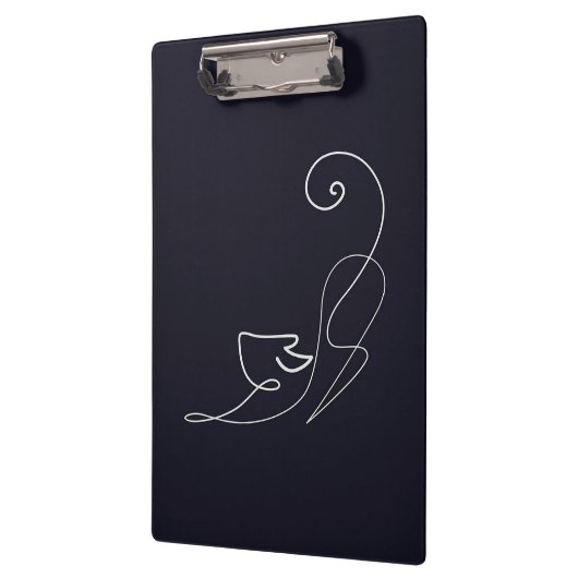 Porte-bloc Porte - bloc de chat d'art moderne | Approvisionne (Gauche)