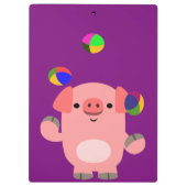 Porte-bloc Porte - bloc de cochon de dessin mignon (Dos)