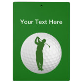 Porte-bloc Porte - bloc de coutume de golf (Dos)