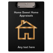 Porte-bloc Porte - bloc de coutume de priseur d'immobiliers (Devant)