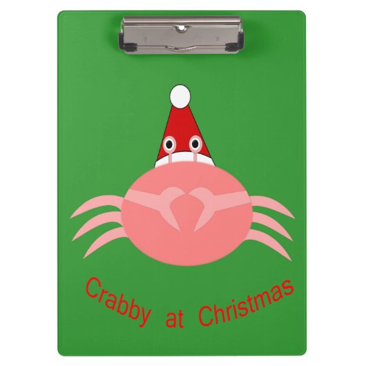 Porte-bloc Porte - bloc de crabe de Noël (Devant)