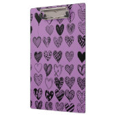 Porte-bloc Porte - bloc de dessin adorable Black Heart Scribb (Gauche)