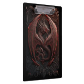 Porte-bloc Porte - bloc de dragon rouge et noir (Swatch)