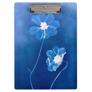 Porte-bloc Porte - bloc de fleurs Cyanotype