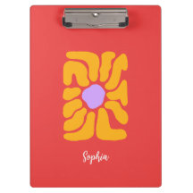 Porte - bloc de fleurs de bois à main minimaliste