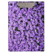 Porte-bloc Porte - bloc de fleurs violettes (Devant)