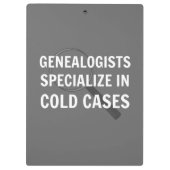 Porte-bloc Porte - bloc de généalogie (gris) (Dos)