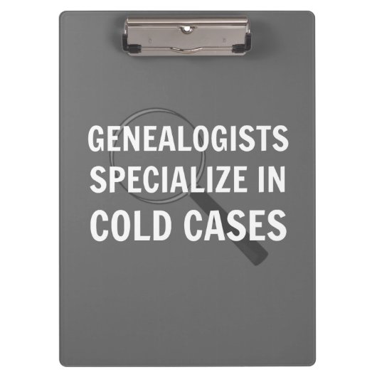 Porte-bloc Porte - bloc de généalogie (gris) (Devant)