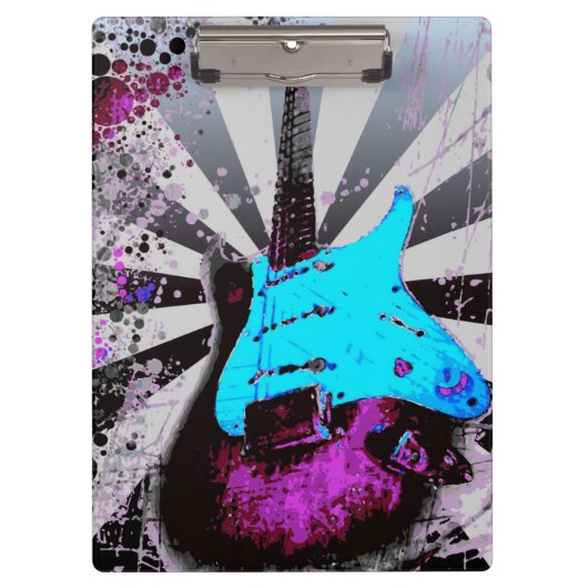 Porte-bloc Porte - bloc de guitare électrique (Devant)