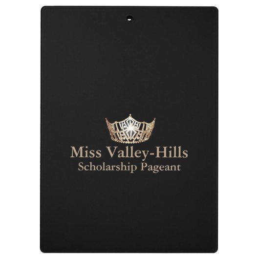 Porte-bloc Porte - bloc de la Couronne de style Miss America  (Dos)