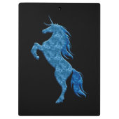 Porte-bloc Porte - bloc de la licorne Blue Fire (Dos)
