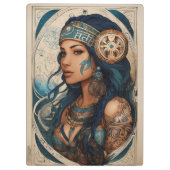 Porte-bloc "Porte - bloc de la princesse Curly" (Dos)