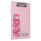 Porte-bloc Porte - bloc de l'enseignant de lecture (rose) (Swatch)