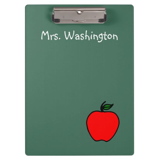 Porte-bloc Porte - bloc de l'enseignant en tableau vert perso (Devant)