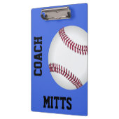 Porte-bloc Porte - bloc de l'entraîneur de baseball éditable (Gauche)