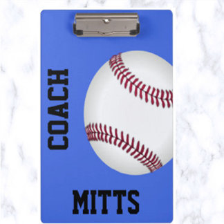 Porte-bloc Porte - bloc de l'entraîneur de baseball éditable