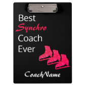 Porte-bloc porte - bloc de l'entraîneur de patinage de synchr (Devant)