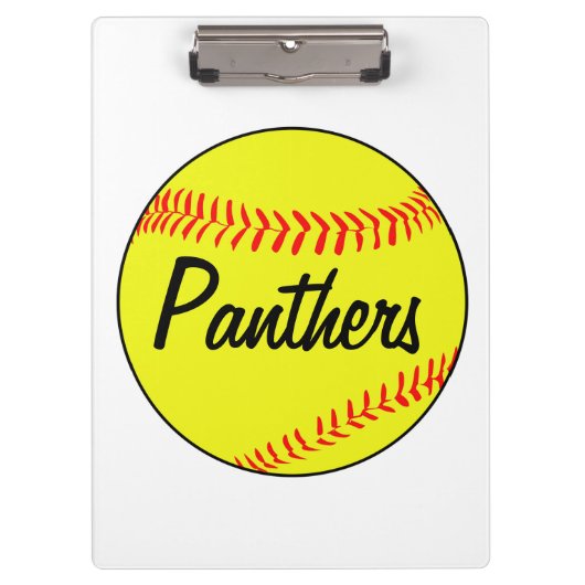 Porte-bloc Porte - bloc de l'entraîneur de softball sur mesur (Devant)