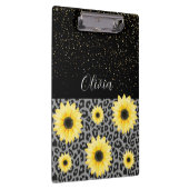 Porte-bloc Porte - bloc de léopard et de tournesol personnali (Swatch)