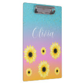 Porte-bloc Porte - bloc de léopard et de tournesol personnali (Swatch)