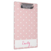 Porte-bloc Porte - bloc de monogramme de point de polka (Swatch)