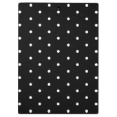 Porte-bloc Porte - bloc de monogramme Polka Dot (Dos)