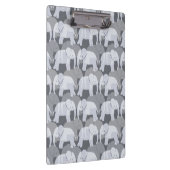Porte-bloc Porte - bloc de motif d'éléphant - gris (Swatch)