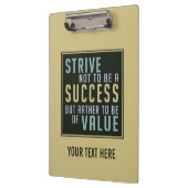 Porte-bloc Porte - bloc de motivation de succès et de valeur (Gauche)