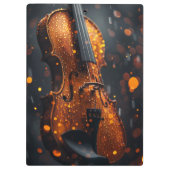 Porte-bloc Porte - bloc de musique enseignant violoniste étud (Dos)