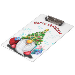 Porte-bloc Porte - bloc de Noël Gnome mignonne