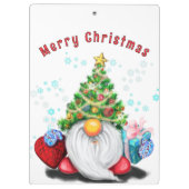 Porte-bloc Porte - bloc de Noël Gnome mignonne (Dos)