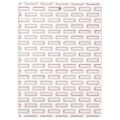 Porte-bloc Porte - bloc de nom de rectangles Brown (Dos)