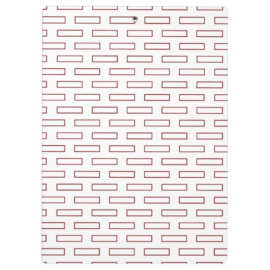 Porte-bloc Porte - bloc de nom de rectangles Brown (Dos)