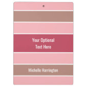 Porte-bloc Porte - bloc de nom personnalisé Motif (Dos)