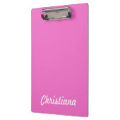 Porte-bloc Porte - bloc de nom personnel rose (Gauche)