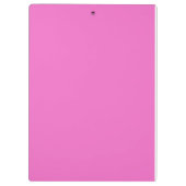 Porte-bloc Porte - bloc de nom personnel rose (Dos)