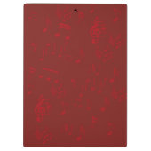 Porte-bloc Porte - bloc de note de musique (Dos)