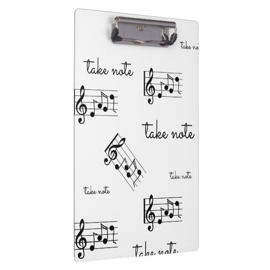 Porte-bloc porte - bloc de notes musicales "Prenez note" (Swatch)