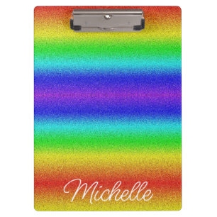 Porte-bloc Porte - bloc de Parties scintillant Rainbow