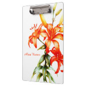 Porte-bloc Porte - bloc de peinture Orange Lily (Gauche)
