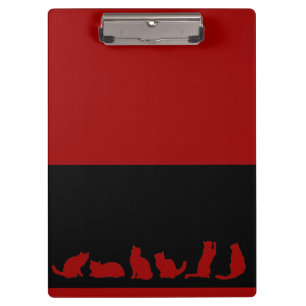 Porte-bloc Porte - bloc de silhouette de chat noir