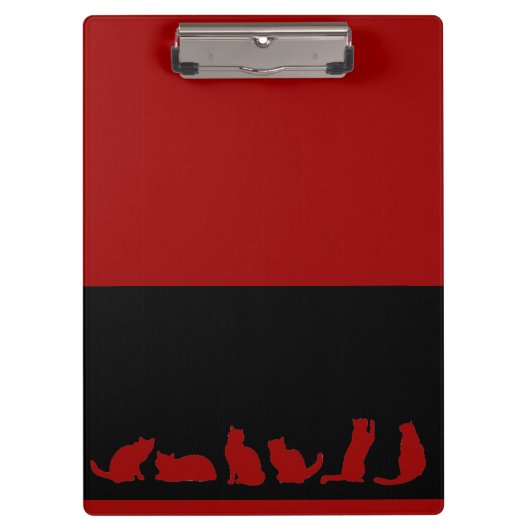 Porte-bloc Porte - bloc de silhouette de chat noir (Devant)