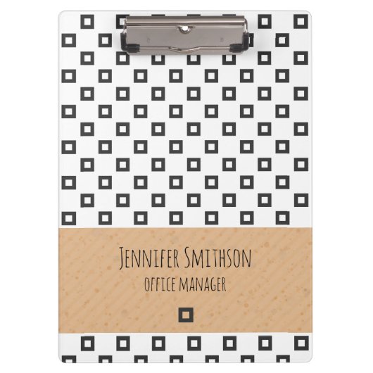 Porte-bloc Porte - bloc de style géométrique moderne (Devant)