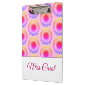 Porte-bloc Porte - bloc de tournesol rose (Gauche)